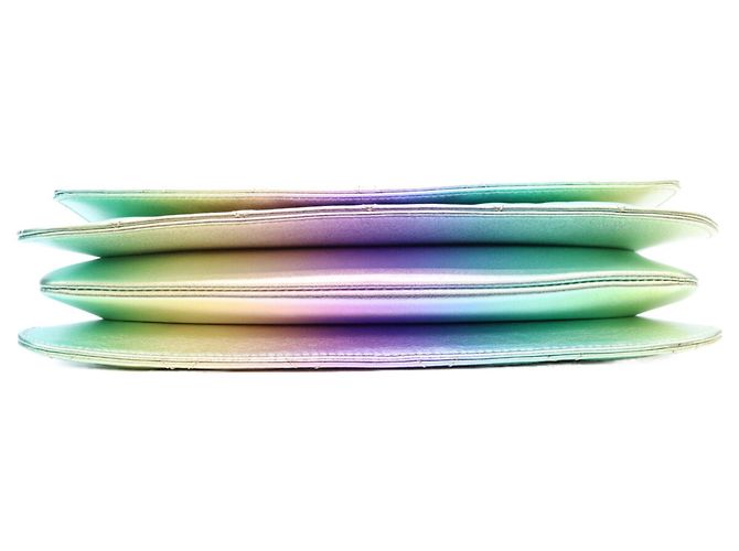 Timeless Bolsa de ombro Chanel AS4623 Rainbow em pele de cordeiro - vista 5