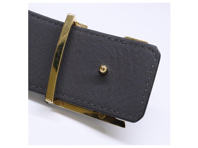 Cintura reversibile Louis Vuitton M0226 LV Optic 40MM Marrone Nero - vista 6