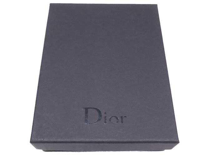 Christian Dior Dior Homme Leather Patchwork Bi-fold Wallet Black - view 12