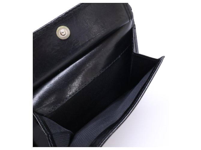 Christian Dior Dior Homme Leather Patchwork Bi-fold Wallet Black - view 8