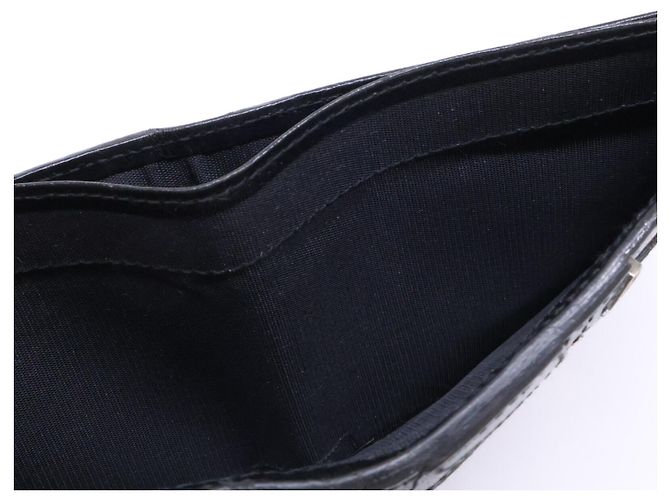 Christian Dior Dior Homme Leather Patchwork Bi-fold Wallet Black - view 9
