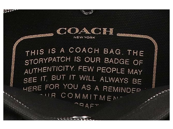 COACH CP158 Bolsa Tote Cargo 2-Way Preto - vista 7
