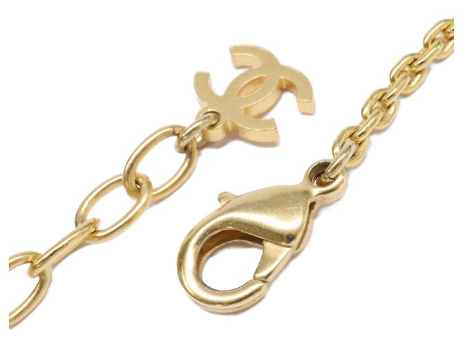 Colar longo Chanel F20A Coco Mark & Comet Prata Dourado - vista 7