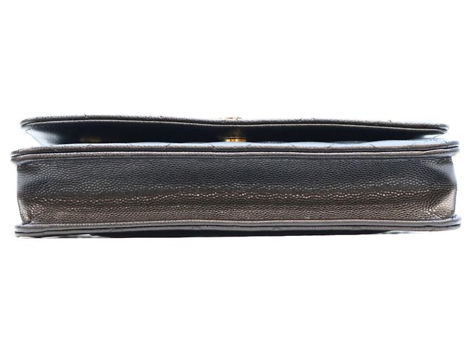Borsa a tracolla portafoglio Chanel Classic Caviar con catena parzialmente decorata con strass Nero - vista 5