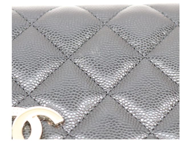 Borsa a tracolla portafoglio Chanel Classic Caviar con catena parzialmente decorata con strass Nero - vista 7