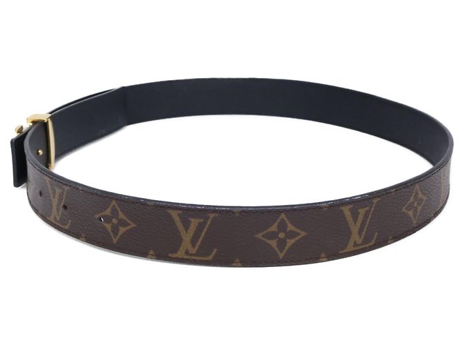Cintura reversibile Monogram Louis Vuitton Marrone - vista 2