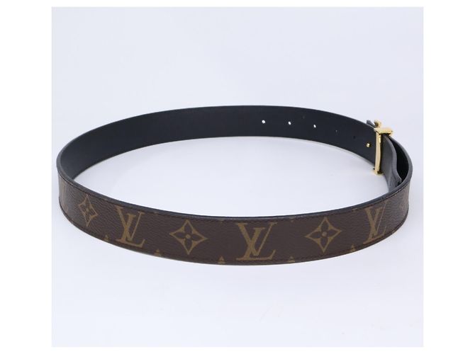 Cintura reversibile Monogram Louis Vuitton Marrone - vista 4