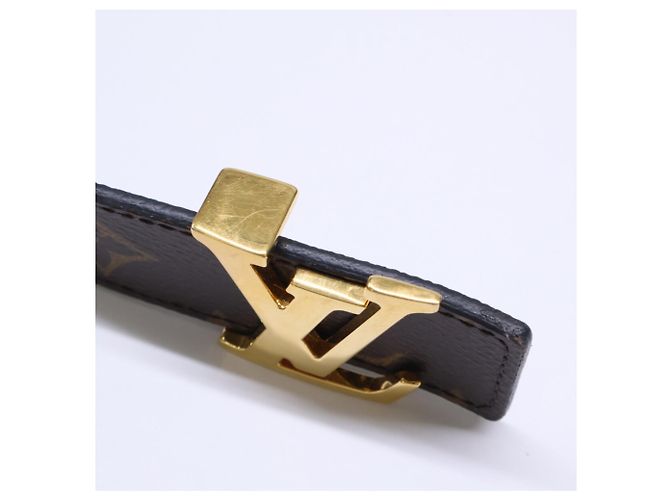 Cintura reversibile Monogram Louis Vuitton Marrone - vista 8