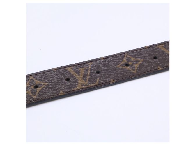 Cintura reversibile Monogram Louis Vuitton Marrone - vista 9