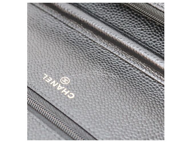 Bolso de hombro cartera Chanel Timeless Classic Caviar Chain Negro - vista 11