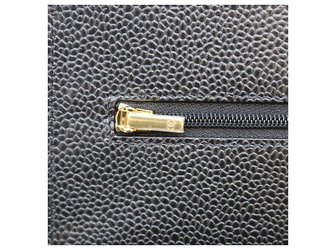 Bolso de hombro cartera Chanel Timeless Classic Caviar Chain Negro - vista 12