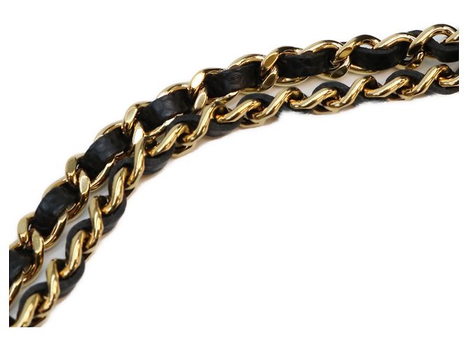 Bolso de hombro cartera Chanel Timeless Classic Caviar Chain Negro - vista 7