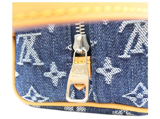 Neceser Louis Vuitton Monogram Denim Flower Locker Azul oscuro - vista 6