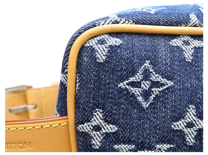 Neceser Louis Vuitton Monogram Denim Flower Locker Azul oscuro - vista 8