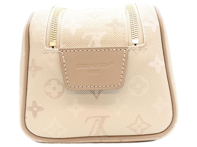 Neceser Louis Vuitton Monogram Surplus Canvas Beige - vista 2