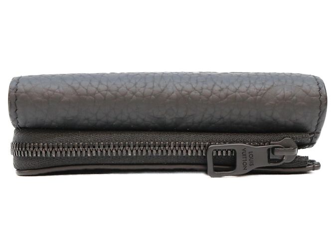 Louis Vuitton Black Taurillon Leather Tri-fold Wallet - view 4