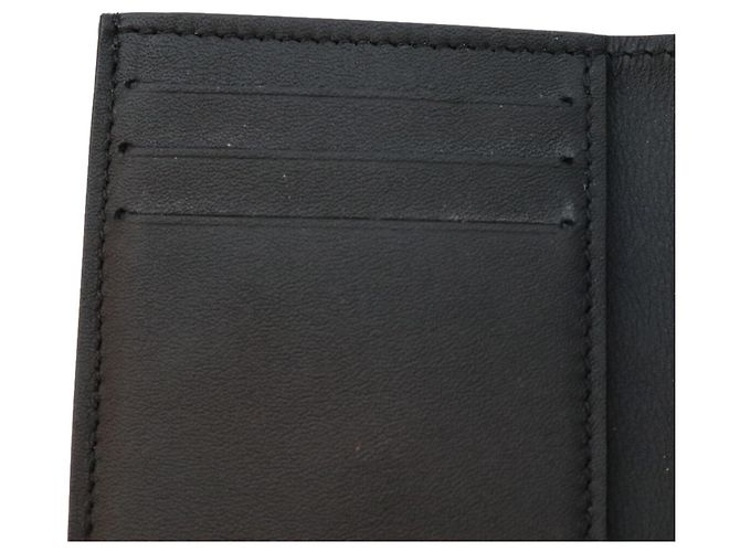 Louis Vuitton Black Taurillon Leather Tri-fold Wallet - view 6