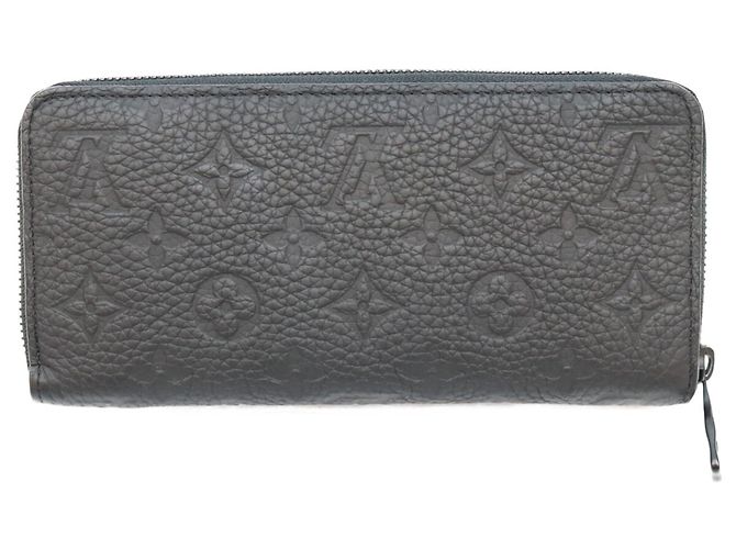 Portefeuille long Louis Vuitton en cuir Taurillon Noir - vue 2