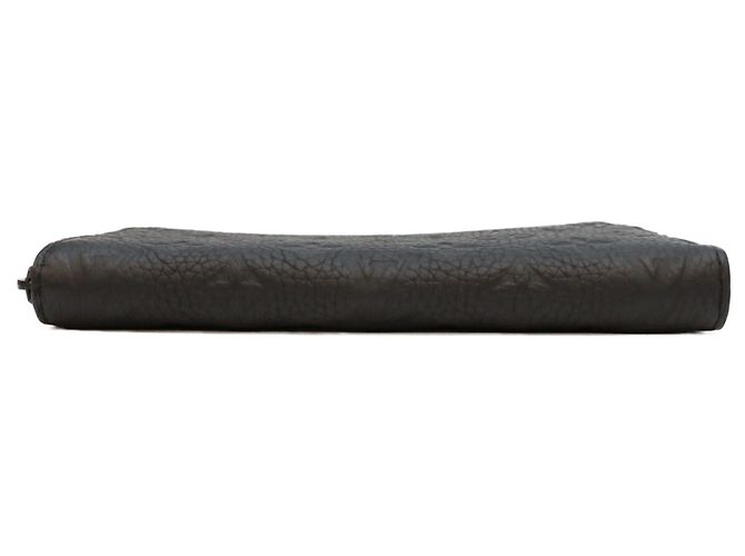 Portefeuille long Louis Vuitton en cuir Taurillon Noir - vue 3