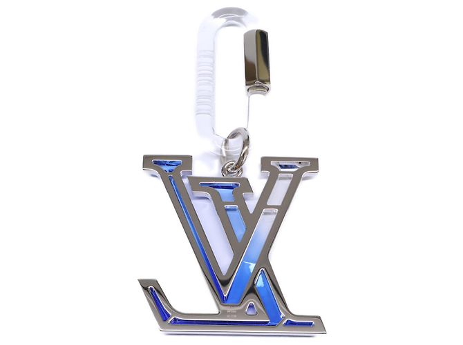 Louis Vuitton Bijou Sac LV Prism Keychain Silvery Blue - view 2