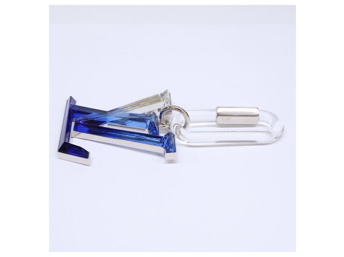 Louis Vuitton Bijou Sac LV Prism Keychain Silvery Blue - view 3