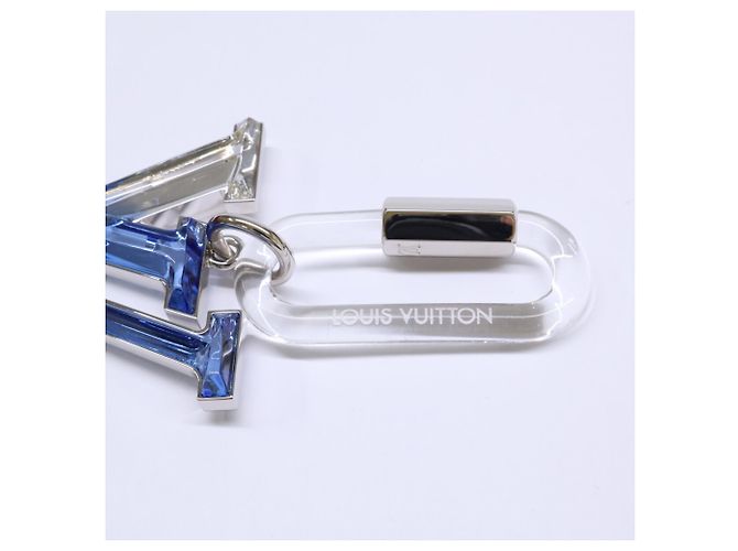 Louis Vuitton Bijou Sac LV Prism Keychain Silvery Blue - view 6