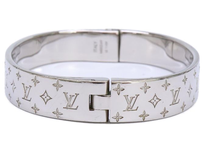 Brazalete Nanogram Louis Vuitton S Plata Dorado - vista 5