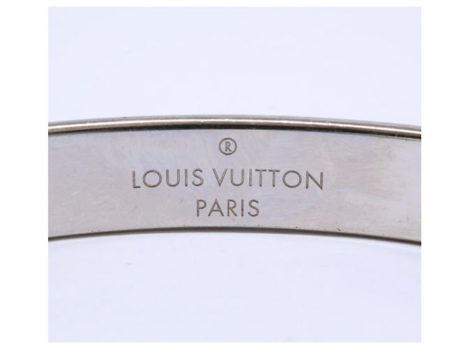 Brazalete Nanogram Louis Vuitton S Plata Dorado - vista 7
