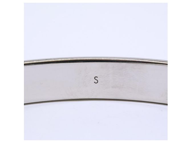 Brazalete Nanogram Louis Vuitton S Plata Dorado - vista 8