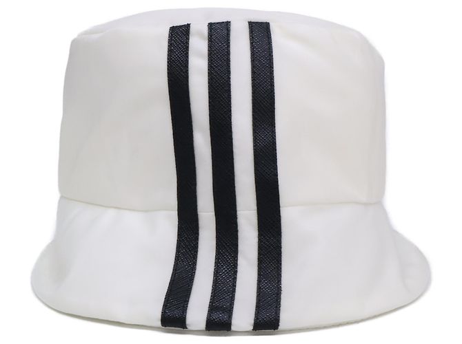 Saffiano Sombrero Bucket Prada x Adidas Re-Nylon Blanco - vista 2