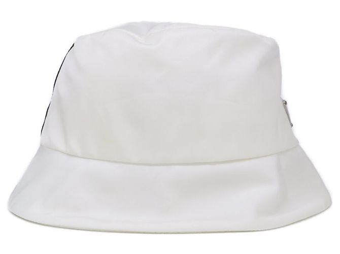 Saffiano Sombrero Bucket Prada x Adidas Re-Nylon Blanco - vista 4