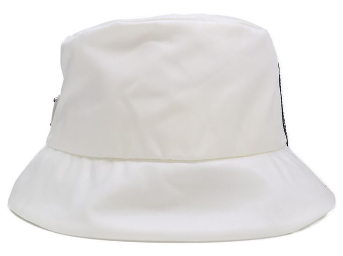 Saffiano Sombrero Bucket Prada x Adidas Re-Nylon Blanco - vista 5