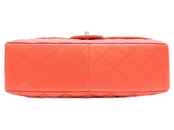 Chanel Schultertasche aus rotem Lammleder - Ansicht 5