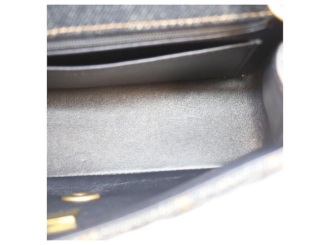 Borsa a tracolla mini Chanel Indigo Denim Blu scuro - vista 10