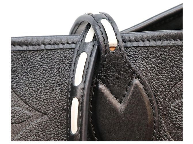 Borsa Tote Louis Vuitton Empreinte Wild at Heart Neverfull MM Nero - vista 7