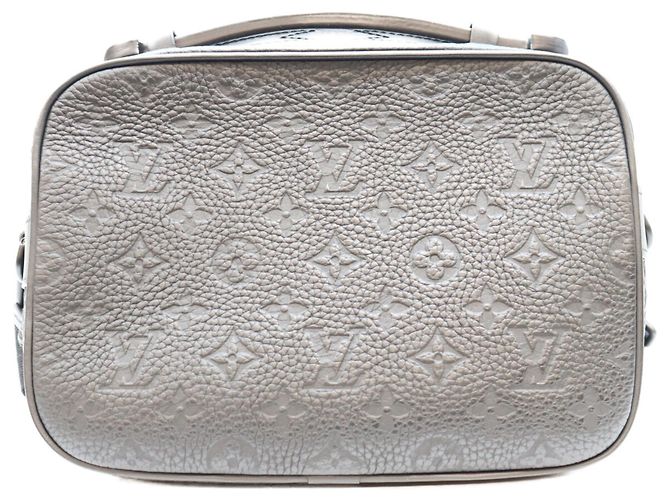 Bolsa de Ombro Louis Vuitton Black Monogram Taurillon S-Lock Messenger Preto - vista 3