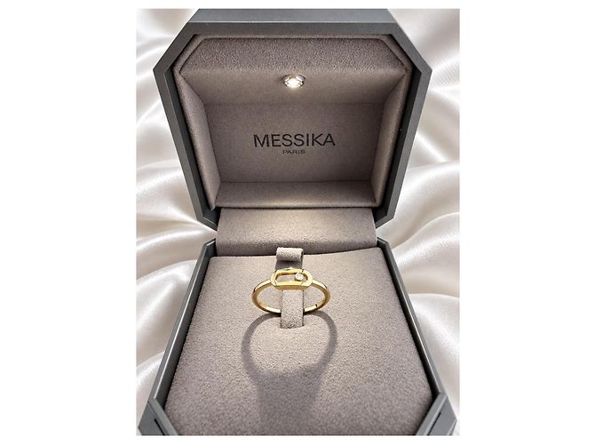 Bague Messika My Move en or jaune et diamant Doré - vue 4