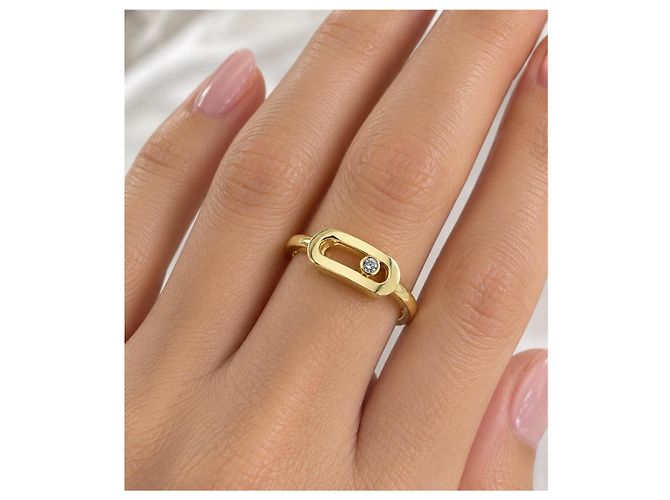 Bague Messika My Move en or jaune et diamant Doré - vue 5