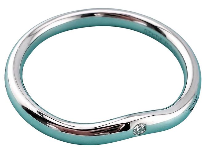 Anello Tiffany & Co. Schlumberger in platino e diamanti Argento - vista 2