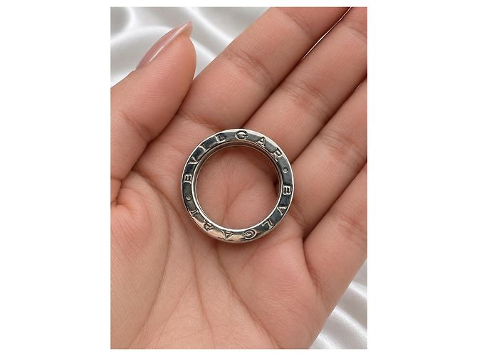 Bulgari Anello Bvlgari B.zero1 Bianco - vista 5