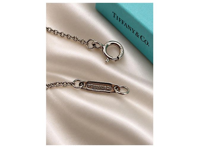 Collana con pendente Tiffany & Co. Atlas Au 750 Argento Silver hardware - vista 5