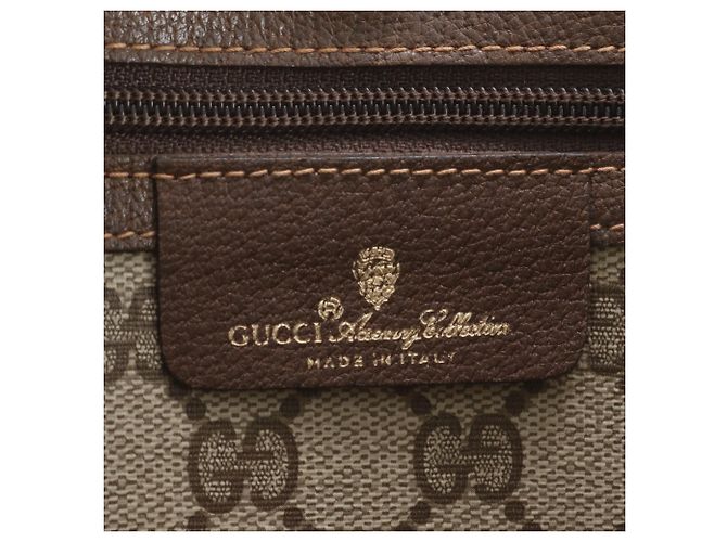 Gucci Old GG Supreme Leder Tote Bag Beige - Ansicht 8
