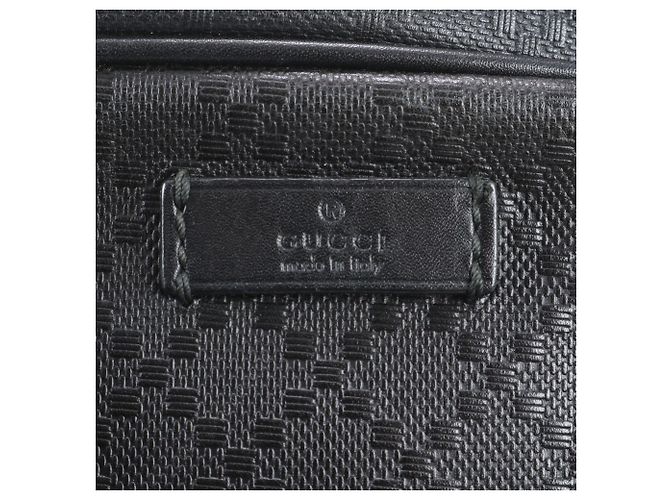 Mallette Gucci en cuir Diamante Noir - vue 10