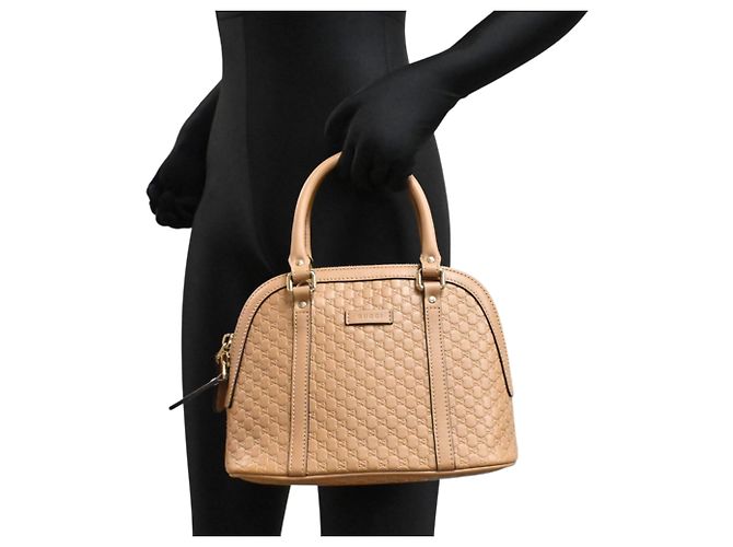 Gucci Microgucci 2-way Handtasche Beige - Ansicht 9