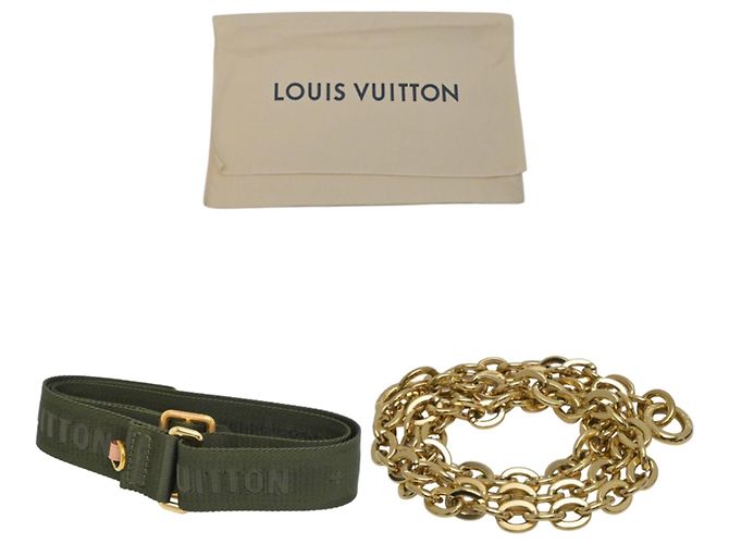 Louis Vuitton Multi Pochette Accessoires Pouch Marrom Caqui - vista 10