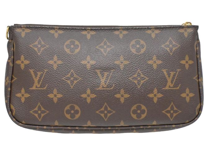 Louis Vuitton Multi Pochette Accessoires Pouch Marrom Caqui - vista 2