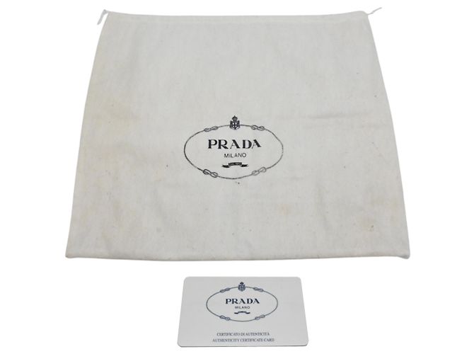 Prada Schultertasche mit Kette Schwarz - Ansicht 10