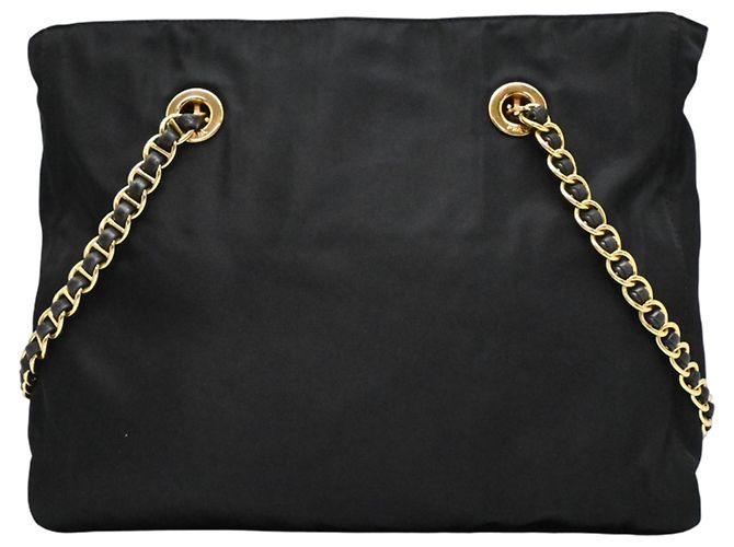 Prada Schultertasche mit Kette Schwarz - Ansicht 2