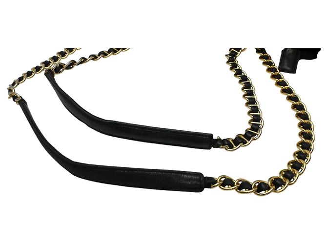 Prada Schultertasche mit Kette Schwarz - Ansicht 5