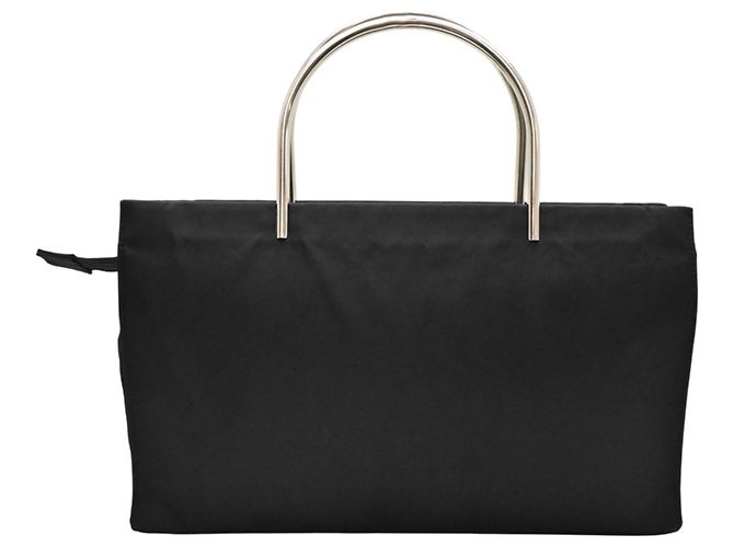 Saco Tote Prada em nylon preto - vista 2